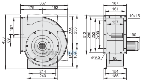 Rosenberg ERNE 200-4 S - описание, технические характеристики, графики